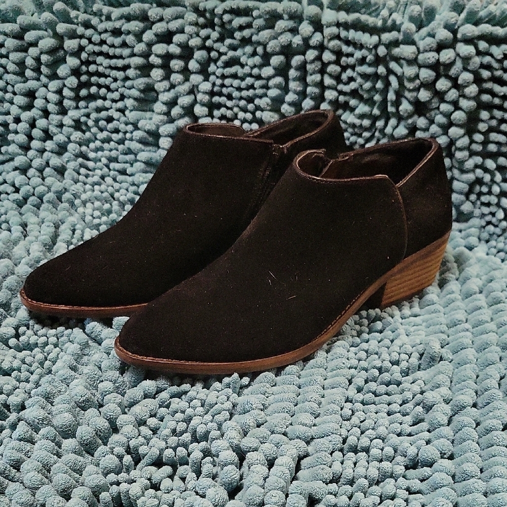 Lucky Brand Black Ankle Booties